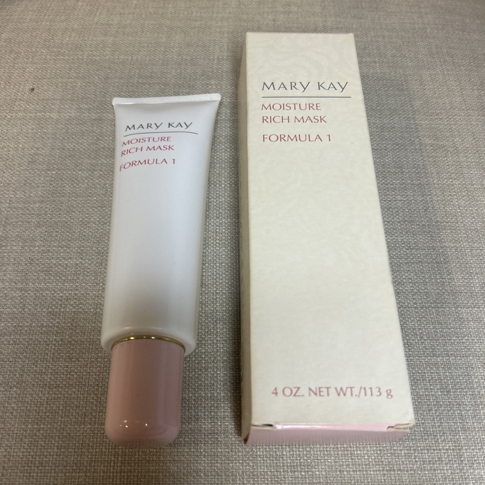 Mary Kay Moisture Rich Mask Formula 1 NOS 1061 Dry/Normal Discontinued 4 oz NIB